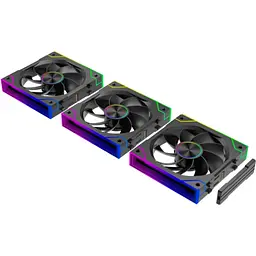 Вентилятор для корпуса 120mm*3 Xilence GAMING XPF360R.ARGB PWM REVERSE - мініатюра 3