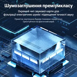 Зовнішня звукова карта Vention аудіоадаптер з підключенням USB-A з окремими гніздами 3,5 мм для навушників і мікрофона Plug & Play чорна (CDYB0) - мініатюра 9
