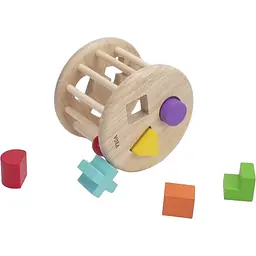 Дерев'яний сортер Viga Toys Циліндр із фігурами (54123) - мініатюра 2