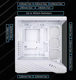 Корпус Lian Li Vector V100R Tempered Glass Black (G99.V100RX.01) Без БП - мініатюра 10