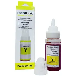 Чорнило Premium Quality Canon GI-490Y 70мл Yellow (70264922)