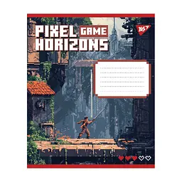 Зошит Yes Pixel game А5 12 аркушів лінія (767775), в асортименті - мініатюра 5