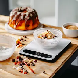 Ваги кухонні Adler AD 3177 white black електронні/ 10кг/ г; мл, унція/ USB type C/ автовимкнення - мініатюра 7