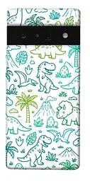 TPU чохол Demsky Dino pattern для Google Pixel 6 Pro
