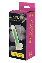Фалоімітатор Radiant Glow In The Dark Soft 17.5 см зелений - мініатюра 12