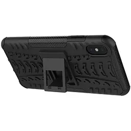 Чохол-накладка Toto Dazzle Kickstand 2 in 1 Case Apple iPhone XS Max Black - мініатюра 4
