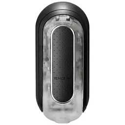 Мастурбатор Tenga Flip Zero Black, змінна інтенсивність стимуляції, розкладний