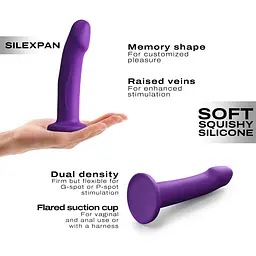 Фалоімітатор Dorcel Real Pleasure M Purple - мініатюра 4