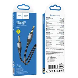 Кабель Hoco UPA32 Jack 3.5 to Jack 3.5 1 м чорний - мініатюра 6