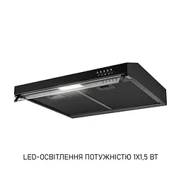 Витяжка плоска Minola HPL 5200 BLF - мініатюра 4