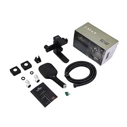 Змішувач для ванної Kroner KRP Edelstahl Kubus - SCH060 CV025652 Чорний матовий - мініатюра 8