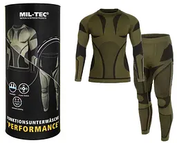 Термоактивна білизна Mil-Tec Performance Олива 11225001 2XL-3XL