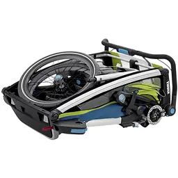 Дитяча коляска Thule Chariot Sport Double (Chartreuse-Mykonos) (TH 10201004) - мініатюра 7