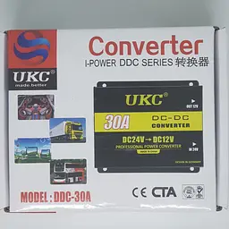 Автоінвертор-конвертор перетворювач напруги UKC 24 V у 12 V 30 A - мініатюра 5