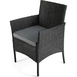 Садові меблі Outtec LUXURY стіл та 2 стільці чорно-графітові - мініатюра 8