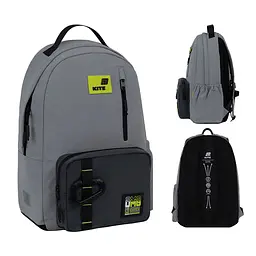 Рюкзак для старшої школи Kite Education teens 949L No One Cares Сірий (K26-949L-2) - мініатюра 2