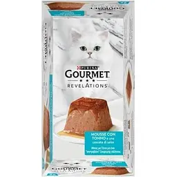 Паштет для котів Purina Gourmet Revelations мус з тунцем 2х57 г (8445291938014) - мініатюра 3