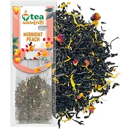 Чай Tea Moments Assorted Black tea 112 г 5 смаків по 10 кадді-пакетів - мініатюра 7