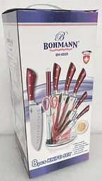 Набір ножів Bohmann BH 6020 red 8 предметів - мініатюра 8