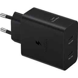 Мережевий зарядний пристрій Samsung 50W Wall Charger + Cable USB-C to USB-C Black (EP-T5020XBEGEU) [117328] - мініатюра 2