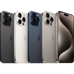 Смартфон Apple iPhone 15 Pro 1TB eSIM Black Titanium [MTU13] [93925] - мініатюра 6
