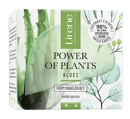 Крем для обличчя Lirene Power Of Plants Aloes Cream 50 мл - мініатюра 2
