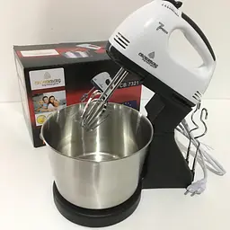 Міксер Crownberg Cb 7321 З Металевою Чашею 300 Вт 7 Швидкостей