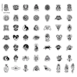 Стікерпак GeekLand Mystical patterns 50 штук - мініатюра 2