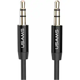 Кабель Usams YP-01 3.5 mm to 3.5 mm 1m Black [53007]