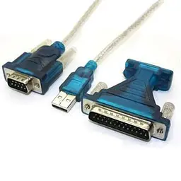 Переходник USB 2.0 Type-A --> COM+LPT DB9/DB25M 1.0m - миниатюра 2