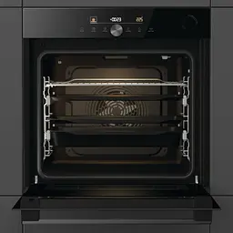Духова шафа електрична Gorenje 77 л A+ пара дисплей Wi-Fi чорний - мініатюра 4