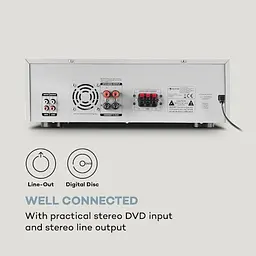 Стерео підсилювач Auna AMP 3800 BT 5.0 Hi-Fi (10036139) - мініатюра 3