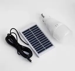 Ліхтар акумуляторна лампа CcLamp CL-022 LED сонячна панель 10 Вт - мініатюра 4