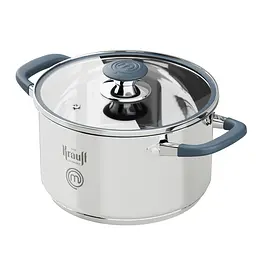 Набір із 2-х каструль Master Chef Krauff 3.7л, 4.7л + Набір кухонних дошок та сумка шопер