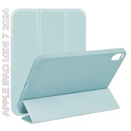 Чохол до планшета BeCover Tri Fold Hard TPU Apple iPad Mini 7 2024 Light Blue (712447)