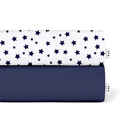 Набір простирадло полуторне 155х240 DARK BLUE / STARS COSAS (4822052057032)