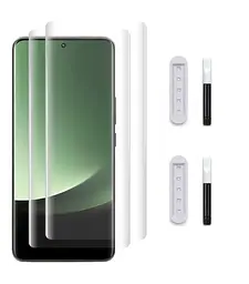 Захисне скло DK для Xiaomi 13 Lite UV Curved 010276 clear 2 шт. - мініатюра 2