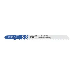 Полотна для лобзиків T101A Bi-Metal MILWAUKEE, 75х2,5мм, (5шт), (універсальні) - мініатюра 2