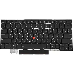 Клавіатура для ноутбука LENOVO (ThinkPad: X1 Carbon 11th Gen) rus, black, без фрейма, підсвічування клавіш - мініатюра 2