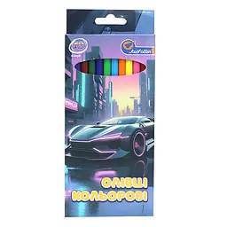 Олівці кольорові пластикові J. Otten «Sportcar» 12 кольорів