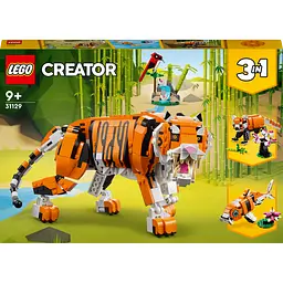 Конструктор LEGO Creator 3 v 1 Величний тигр 755 деталей (31129)