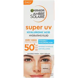 Сонцезахисний зволожувальний флюїд Garnier Ambre Solaire для шкіри обличчя з дуже високим ступенем захисту SPF 50+ 40 мл - мініатюра 3