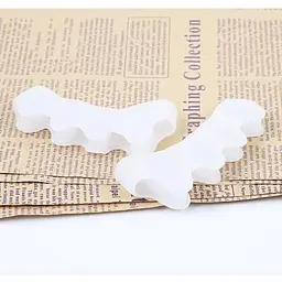 Коректор розділювач для пальців ніг силіконовий 2 шт. White (16054) - мініатюра 2