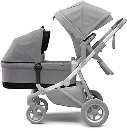 Люлька Thule Sleek Bassinet Grey Melange (TH 11000100) - мініатюра 3
