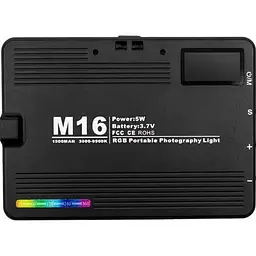 Накамерне світло DK M16 LED RGB [129244]