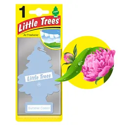 Ароматизатор для автомобіля Little Trees Лето Хлопок (78099) - мініатюра 3