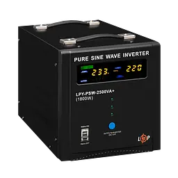 ДБЖ LogicPower LPY-PSW-2500VA+ (1800Вт) 10A/20A з правильною синусоїдою 24V - мініатюра 3