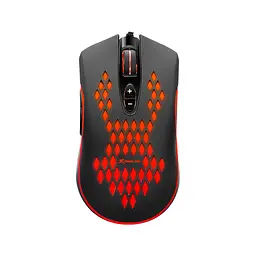 Мишка Xtrike ME GM-222 RGB USB Black (GM-222) - мініатюра 1