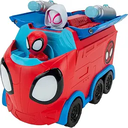 Машинка Spidey Deluxe Feature Vehicle Web Spinning Hauler Павутинний тягач (SNF0081) - мініатюра 4