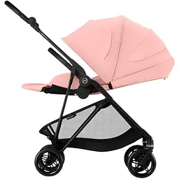 Коляска Cybex Melio Carbon Candy Pink з бампером (525000027) - мініатюра 3